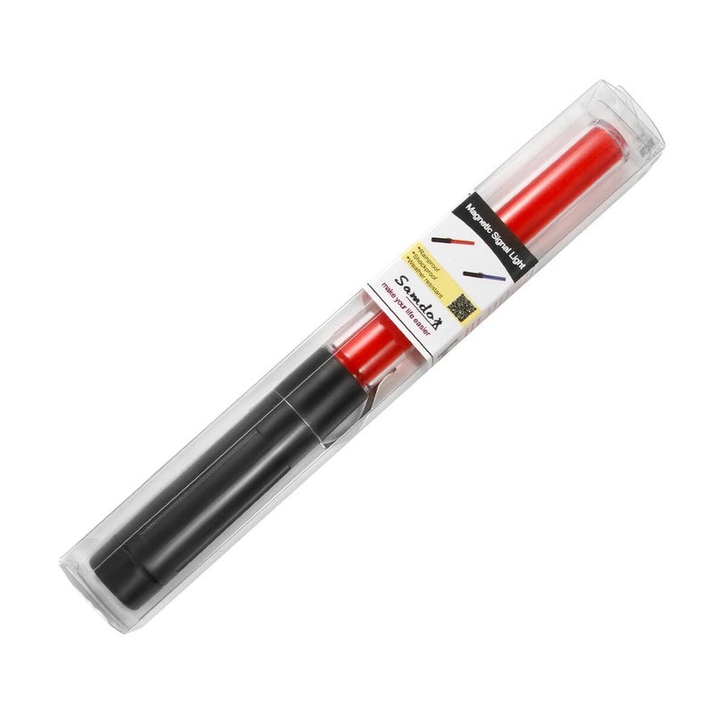 SAMDO 11.0 inch Magnet Wand Baton Traffic Control Road Safety Lamp Military Survival LED Light Stick (Red) - Image 4